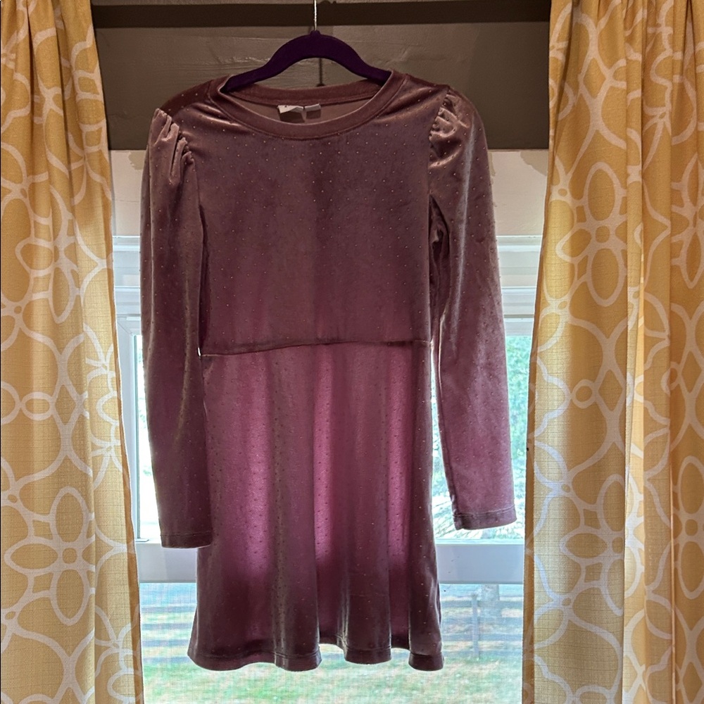 GAP Pink Velvet Kids Dress